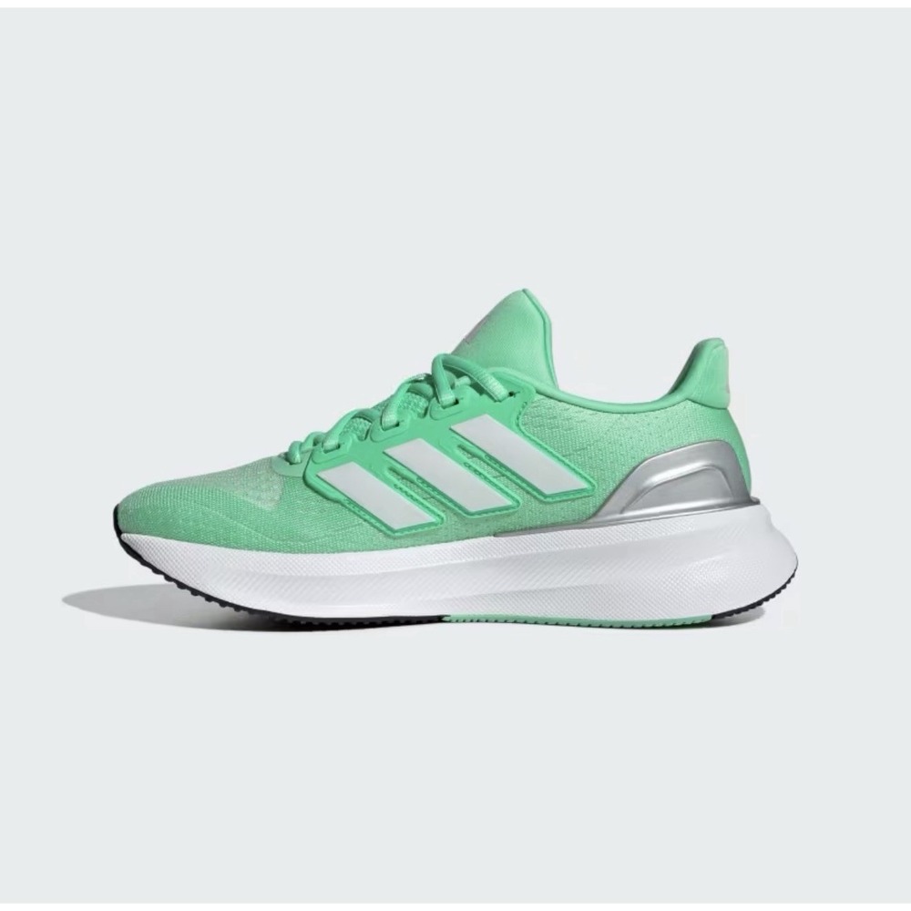adidas Ultrarun 5 W Green Glow Men's Size 8.5 Dash Grey Core Black - Picture 11 of 13